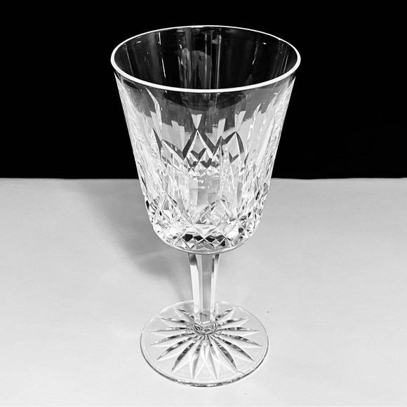 WATERFORD Lismore Water Glass / FINE IRISH CRYSTAL / All Hand Cut / SIGNED - Picture 3 of 11